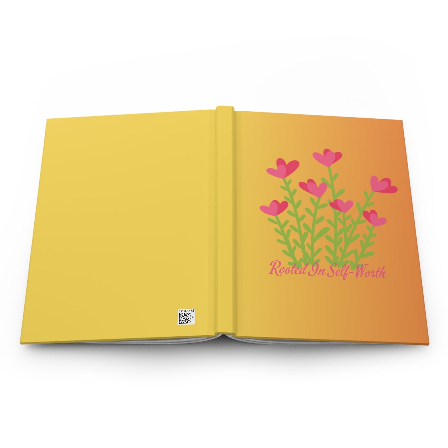 Hardcover Journal — Rooted in Self-Worth Affirmation Notebook