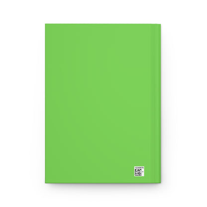 Hardcover Journal — "Building My Own Pot Of Gold" Lucky Shamrock Notebook for St. Patrick’s Day, Goal-Setting & Gratitude