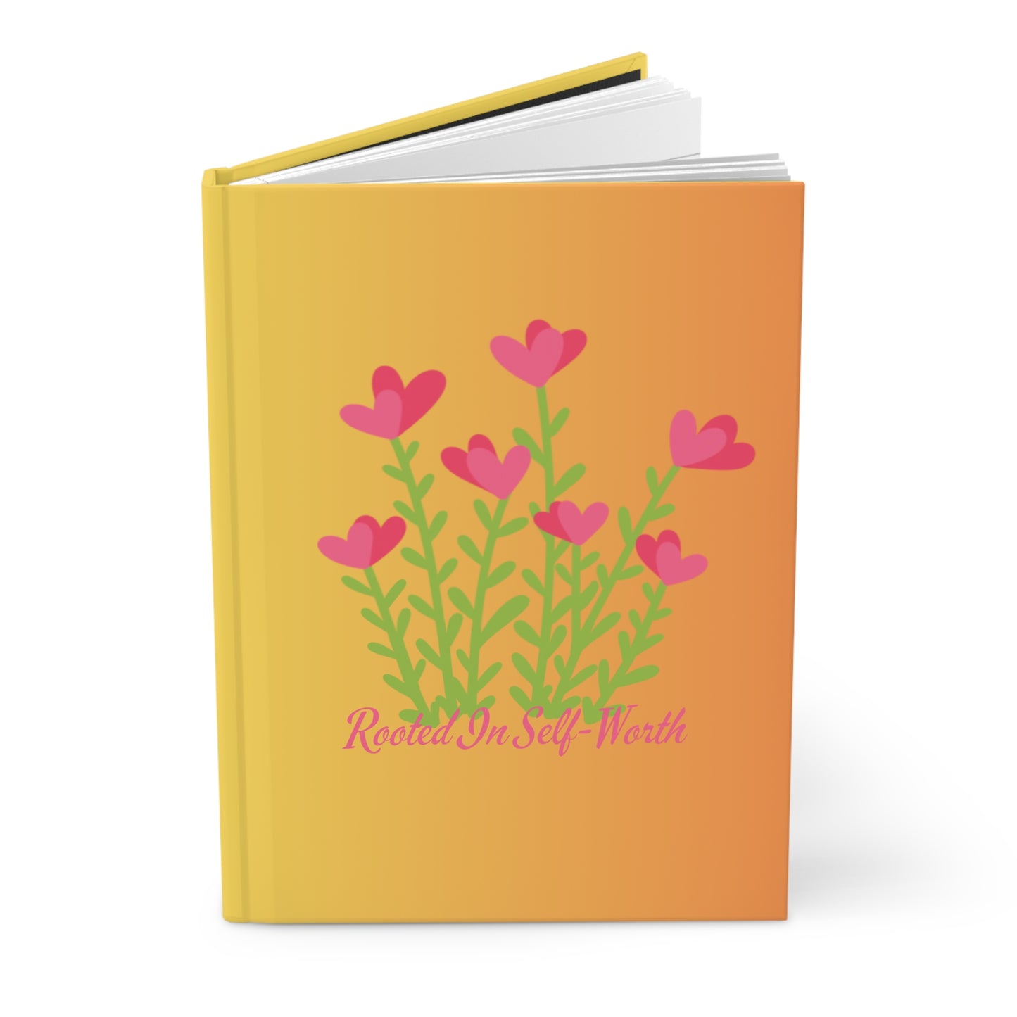 Hardcover Journal — Rooted in Self-Worth Affirmation Notebook