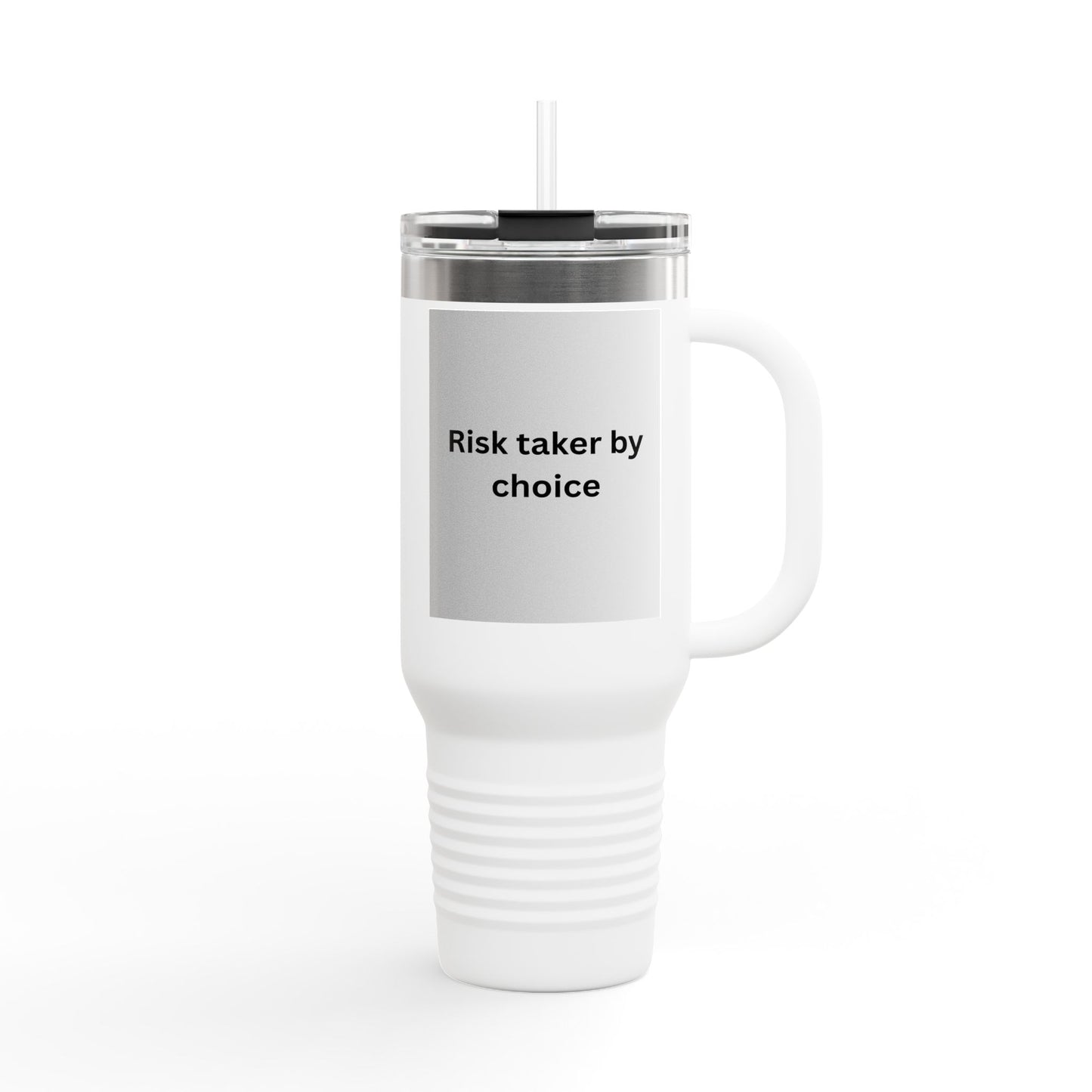 Risk Taker by Choice 40oz Insulated Travel Mug | Stainless Steel Tumbler | Motivational Gift