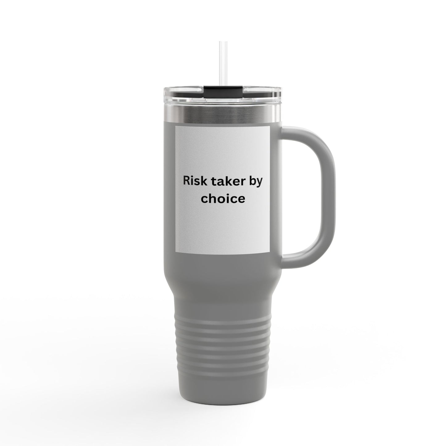 Risk Taker by Choice 40oz Insulated Travel Mug | Stainless Steel Tumbler | Motivational Gift