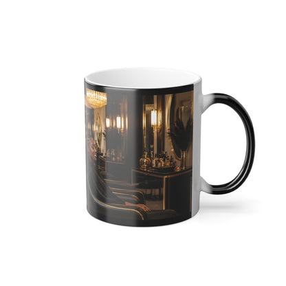 Color-Changing Mug — Luxury Salon Hairstylist Scene, 11oz