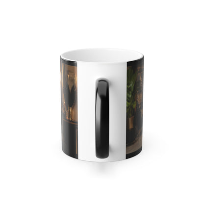 Color-Changing Mug — Luxury Salon Hairstylist Scene, 11oz
