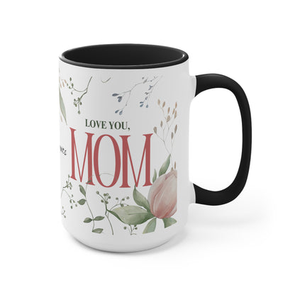 Floral 'To the Woman Who Never Quits' Accent Mug — Pink Interior