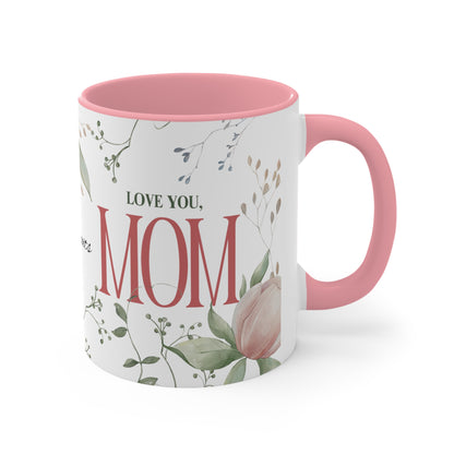 Floral 'To the Woman Who Never Quits' Accent Mug — Pink Interior