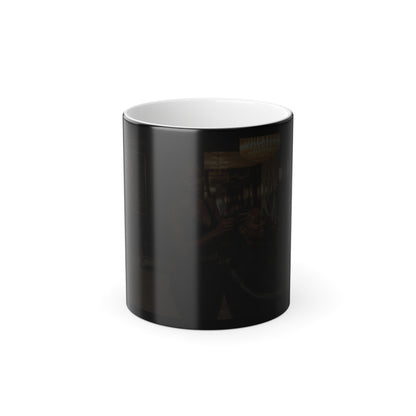 Color-Changing Mug — Luxury Salon Hairstylist Scene, 11oz