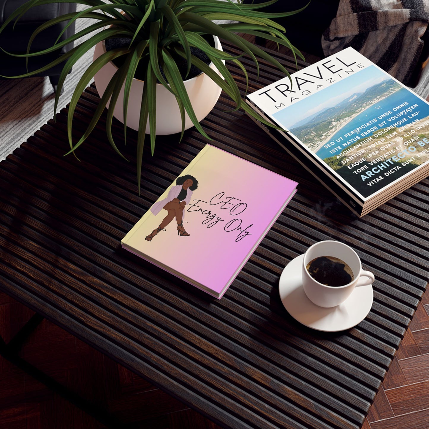 CEO Energy Only Hardback Journal — Empowerment Notebook for Women Entrepreneurs