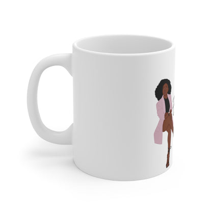 CEO Energy Only Mug — Empowered Boss Lady Ceramic Coffee Cup