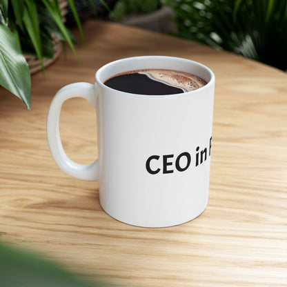 Ceramic Mug — CEO in Progress (11oz, 15oz)