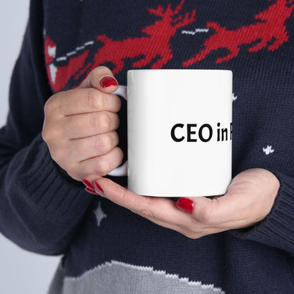 Ceramic Mug — CEO in Progress (11oz, 15oz)
