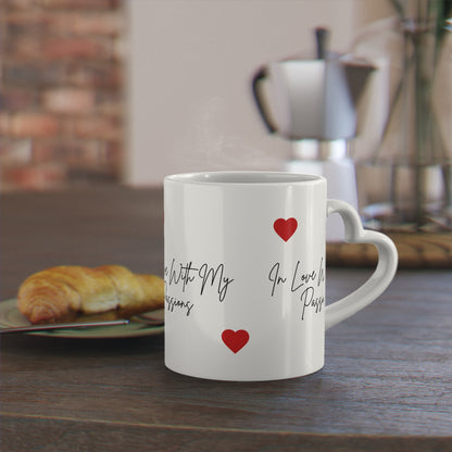 In Love With My Passions Mug — Heart Ceramic Coffee Cup | Motivational & Giftable (11oz, 15oz)  Product Description